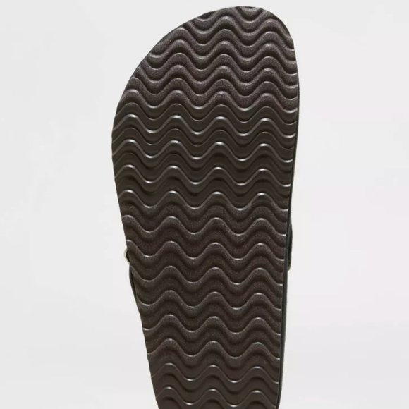 Black 6.5 Slip-on Suede Clog Mule Flats - Universal Thread Betsy - Picture 3 of 4